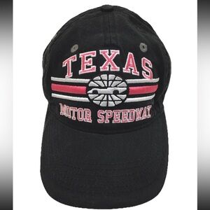 Texas Motor Speedway Hat Baseball Cap Embroidered Logo Black Adjustable Youth Sz